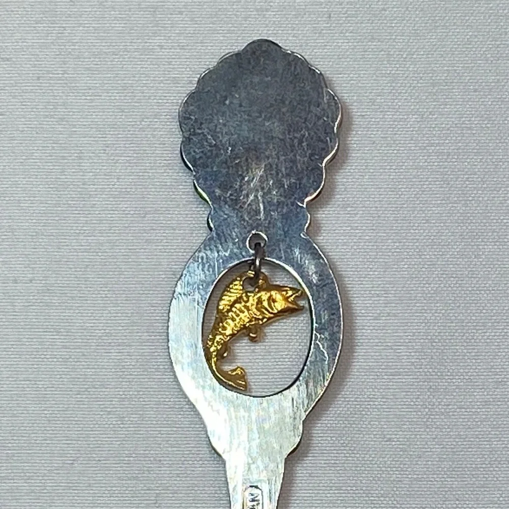 Utah Mountain Souvenir Spoon 4 5/8